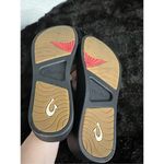 Olukai  Hoaloha Black Platform Wedge Sandal Comfort Flip Flop Thong Women 6 EU 36 Photo 3