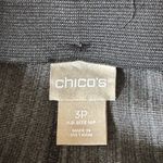 Chico's  Black Pinstripe Trousers Petite 3P 16P XLP Photo 3