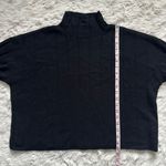 Madewell Sweater Ribbed Cashmere-Wool Blend Pullover Mockneck Black XS NWT New Photo 10