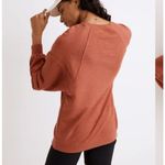 Madewell  MWL Pullover Sweatshirt Rust Red Slouchy Raglan Sleeve Top Size M Photo 1