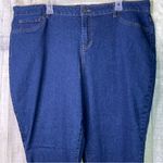 Bobbie Brooks Size 3X Blue Denim Stretch Jeans w/Coin Pocket Faux Front … Photo 2