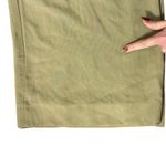 Everlane  Japanese GoWeave Essential Cropped Olive Green Wide Leg Jumpsuit size 6 Photo 7