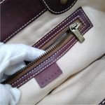 CELINE  Triomphe Cream and Brown Tote Bag EUC Photo 6