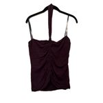 Laundry by Shelli Segal Vintage Y2K Laundry Brown Halter Top Photo 1