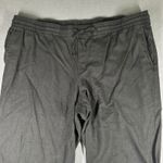 Old Navy  Pants Womens XXL Black Linen Blend Cropped Pants Drawstring Waist Photo 2