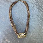 Anthropologie Beautiful vintage statement beaded necklace  Photo 1