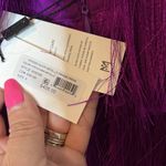 Milly NWT  Nuoir Metallic Fringe Minidress - Fuchsia Metallic Photo 5