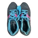 Skechers Women Shoes Size 6 Sport Flex Sole Grey Pink Leather Synthetic Sneakers Gray Photo 7