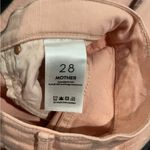 NWT MOTHER Denim The Insider Hover Ankle Jeans Peach Parfait 28 Orange Photo 6