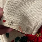 Ms Lee Cardigan with Red Cardinal Design Christmas Ugly Sweater Broken Zipper S Photo 6