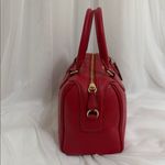 Coach  Leather Satchel (Cherry red) Photo 3