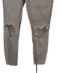 Free People Ivory Denim distressed jeans Photo 5