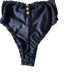 Vix Black Scales Buttons Hot Pant Brazilian Sz S Photo 2