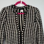 J.Crew  Handknit Wool Cardigan Lady Jacket L Parisian Inspired Textured Knit Photo 2