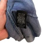 Mlle Gabrielle  Tiered Ruffle Button Front Casual 3/4 Sleeve Blue‎ Dress 3X Photo 3