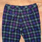 J. McLaughlin NEW Plaid Ankle Ross Pants | Stretch Knit Trousers | Size 6 Photo 5