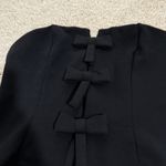 Black Bow Strapless Top Size M Photo 2
