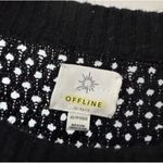 Aerie  Black Offline Black Open Knit Sweater Photo 3
