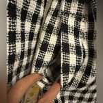 OVI Black and White Checkered Coat size M Photo 2