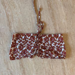 Valija Paisley Tube Top Red Size L Photo 1