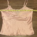 Separates By New York City Design Silk Camisole with Lace Trim Pink Size Large Photo 6