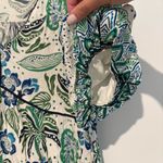 Figueroa & Flower Short Sleeve Floral Midi Dress white blue size small Green Photo 7