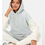 Outdoor Voices NWT  Soft Cotton Oversized Hoodie Dove Bone Colorblocked Size M Photo 1