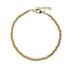 Brand New J&Co Mini Beaded Bracelet Gold Photo 0