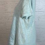 J.Jill love linen top Womens XS Pale Aqua Round Neck Photo 2