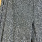 D.F.A. NEW YORK Medallion Damask Size 8 Black Pull Photo 2