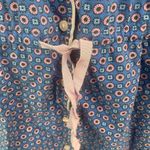 Victoria's Secret Cotton Nightgown Sleep Shirt Size Medium Long Sleeve Geo Print Photo 2