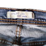 Levi's Levi’s 505 Straight Leg Distressed Denim Jeans Medium Wash Blue Size 14 Photo 3