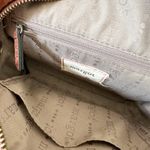 Margot New York | Floral Embossed Tooled Leather Half Moon Crossbody Purse Brown Photo 5