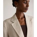 Quince  Women's 100% European Linen Structured Blazer in Flax Size M NWOT Photo 2