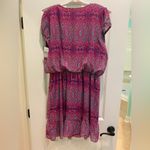 Acclaimed Short Sleeve Purple Mini Dress Size XL Photo 5