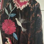 Johnny Was NWT!  - Junia Velvet Quilted Bomber Embroidered Leopard Jacket Size S Photo 5