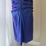 Ruched Dark Blue Dress size 14 Photo 7