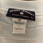 Spirit Jersey  Washed Light Blue‎ Size Large Las Vegas Vacay oversized casual Photo 1