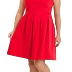 Hutch  Anthropologie Bow Back Tomato‎ Red Dress, XXL Photo 0