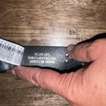 Studded Belt Women's S/M Black Silver Rhinestone Western Fashion‎ Buckle Photo 3