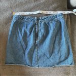 PacSun Retro Vintage Style Scalloped Tulip Denim High Waisted Mini Skirt 27 Photo 2