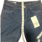 ZARA Women’s Dark Wash Straight Leg Jeans Size 2 / 34 | Cargo Pocket Detail Photo 7