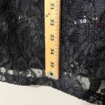 Ronni Nicole  size 8 women's black formal sequin lace one piece with drape neck Photo 10