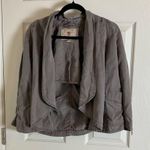 French Connection United Kingdom woman’s Brown Draped Jacket Size 4 Photo 2