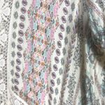 Umgee USA Boho Kimono Cardigan S/M Crochet Lace Trim Open Front Boho Cottagecore Photo 6