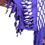 Vintage Women’s XL Purple Cutout T Photo 1