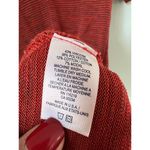 Steven Alan  Women's Space Dye Bodycon V-Neck Knit Dress Burnt Orange Size  S Photo 3