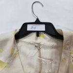 Tularosa Whitaker Button Front Dress in Faded Yellow Floral Photo 12