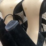 BCBGeneration Black Block High Heels Ankle Wrap Around Straps Shoes Size 8.5 Photo 9