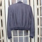 Urban Outfitters Uraban OutfittersâBDG Gray Chambray Drapey BomberâJacket Photo 2